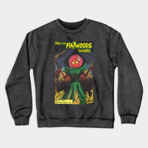 Tales of the Flatwoods Monster Crewneck Sweatshirt by theartofron